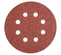 Instrumenti un Mēriekārtas // Jaunumi instrumentos, piederumos // Krążki ścierne na rzep 125 mm, P40, 5 szt., z 8 otworami