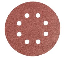 Instrumenti un Mēriekārtas // Jaunumi instrumentos, piederumos // Krążki ścierne na rzep 125 mm, P80, 5 szt., z 8 otworami