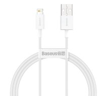 Kabelis Baseus CABLE LIGHTNING TO USB 1M/WHITE CALYS-A02