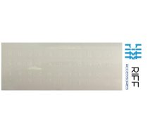 Riff Qwerty Keyboard Stickers RU WHITE color Transparent