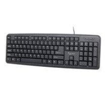 Datora tastatūra Gembird Keyboard Standard USB KB-U-103 Black