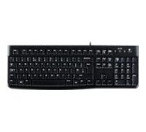 Datora tastatūra Logitech LOGI K120 Corded Keyboard OEM US Black