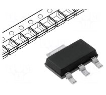 Transistor: P-MOSFET | unipolar | -100V | -2.1A | 2W | SOT223