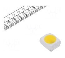 LED | white warm | SMD | 3528,PLCC2 | 750÷1120mcd | 3000K | 120° | 10÷15mA