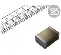 Capacitor: ceramic | MLCC | 100nF | 630V | X7R | ±10% | SMD | 1812