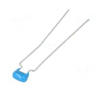 Capacitor: ceramic | 1uF | 100V | X7R | ±10% | THT | 5mm | 5.5x4x3.15mm