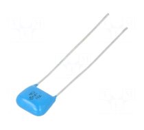 Capacitor: ceramic | 220nF | 630V | X7R | ±10% | THT | 5mm | 7.5x8x4mm