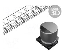 Capacitor: electrolytic | SMD | 47uF | 10VDC | Ø5x5.4mm | ±20% | 1000h