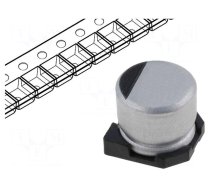 Capacitor: electrolytic | SMD | 47uF | 10VDC | Ø5x5.3mm | ±20% | 1000h