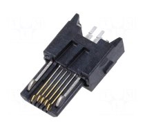 Connector: USB B micro | plug | ZX | for cable | soldering | PIN: 5