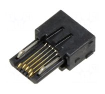 Connector: USB B micro | socket,plug | ZX | THT | PIN: 5 | angled