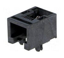 Socket | RJ11 | PIN: 4 | Cat: 3 | low profile | Layout: 6p4c | THT