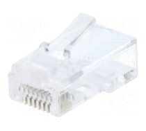 Plug | RJ45 | Cat: 6 | unshielded,inline splice | Layout: 8p8c | male