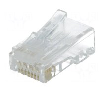 Plug | RJ45 | PIN: 8 | Cat: 6 | Layout: 8p8c | IDC,crimped | for cable