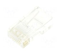 Connector: RJ45 | plug | PIN: 8 | Cat 6 | unshielded,pass through | 8p8c