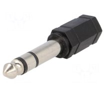 Adapter | Jack 3.5mm socket,Jack 6.35mm plug | stereo