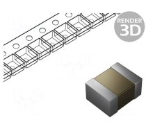 Capacitor: ceramic | MLCC | 22nF | 630V | X7R | ±10% | SMD | 1210 | 180mm