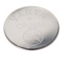 Battery: lithium | CR2016,coin | 3V | 86mAh | non-rechargeable