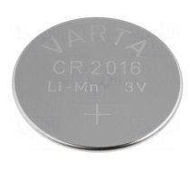 Battery: lithium | 3V | CR2016,coin | Ø20x1.6mm | 90mAh