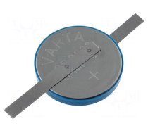 Battery: lithium | 3V | CR2032,coin | soldering lugs | Ø20x3.2mm