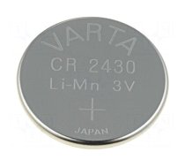 Battery: lithium | 3V | CR2430,coin | Ø24.5x3mm | 280mAh