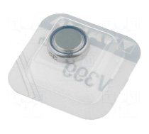 Battery: silver | 1.55V | SR57,coin | Batt.no: 1 | Ø9.5x2.7mm | 42mAh