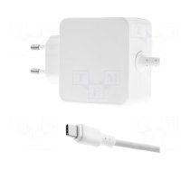 Power supply: switching | mains,plug-in | 5VDC, | 3A | 45W | Out: USB C