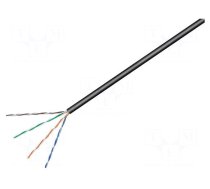 Wire | U/UTP | 4x2x23AWG | outdoor | Cat 6 | wire | Cu | unshielded | LSZH