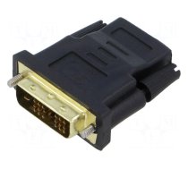 Adapter | DVI-D (18+1) plug,HDMI socket | Full HD 1080p | black