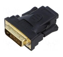 Adapter | DVI-D (24+1) plug,HDMI socket | Full HD 1080p | black