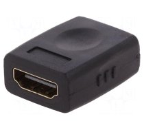 Adapter | HDMI socket,both sides | Colour: black