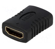 Adapter | HDMI socket,both sides | Colour: black