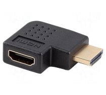 Adapter | HDMI socket,HDMI plug 270° left/right | HDMI 2.0 | PVC