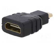 Adapter | HDMI socket,micro HDMI plug | black