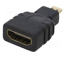 Adapter | HDMI 1.4 | HDMI socket,HDMI micro plug | Colour: black