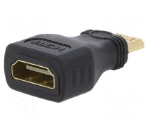 Adapter | HDMI socket,mini HDMI plug | black