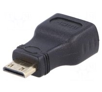 Adapter | HDMI 1.4 | HDMI socket,HDMI mini plug | Colour: black