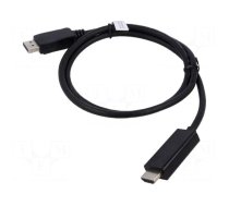 Cable | DisplayPort plug,both sides | DisplayPort 1.2 | 3m | black
