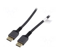 Cable | DisplayPort plug,both sides | textile | DisplayPort 1.4