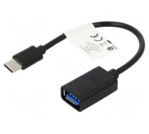Adapter | OTG,USB 2.0 | USB A socket,USB C plug | nickel plated