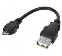Adapter | USB 2.0 | USB A socket,USB B micro plug | 80mm