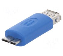 Adapter | USB 3.0 | USB A socket,USB B micro plug | nickel plated