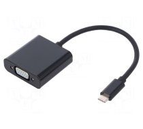 Adapter | USB 3.1 | D-Sub 15pin HD socket,USB C plug | 0.23m