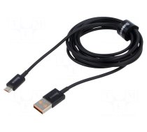 Cable | High Speed,USB 2.0 | USB A plug,USB B micro plug | 2m | 2A