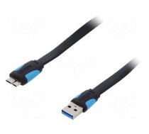 Cable | OTG,USB 3.0 | USB A plug,USB B micro plug | 1m | black | PVC
