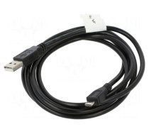 Cable | USB 2.0 | USB A plug,USB B micro plug | gold-plated | 1.8m