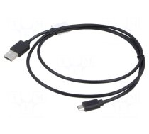 Cable | USB 2.0 | USB A plug,USB B micro plug | gold-plated | 1m