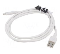 Cable | USB 2.0 | USB A plug,USB B micro plug | nickel plated | 1m