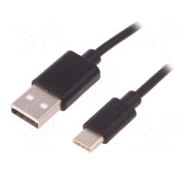 Cable | USB 2.0 | USB A plug,USB C plug | 0.25m