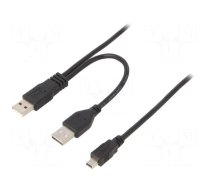 Cable | Cablexpert | USB 2.0 | USB A socket,USB A plug x2 | 0.9m